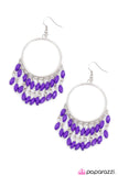 Paparazzi "Sporadic Sprinkles" Purple Earrings Paparazzi Jewelry