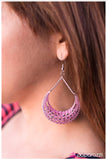 Paparazzi "Over the Moon" Purple Earrings Paparazzi Jewelry