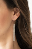 Paparazzi VINTAGE VAULT "Tassel Tease" White Necklace & Earring Set Paparazzi Jewelry