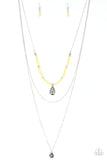 Paparazzi "Mild Wild" Yellow Necklace & Earring Set Paparazzi Jewelry