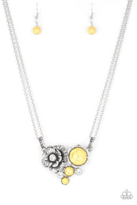 Paparazzi "Desert Harvest" Yellow Necklace & Earring Set Paparazzi Jewelry