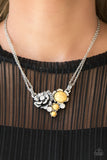 Paparazzi "Desert Harvest" Yellow Necklace & Earring Set Paparazzi Jewelry