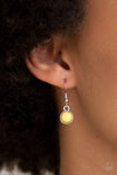Paparazzi "Tide Drifter" Yellow Necklace & Earring Set Paparazzi Jewelry