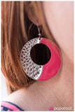 Paparazzi "Divide and Conquer" Pink Earrings Paparazzi Jewelry