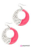Paparazzi "Divide and Conquer" Pink Earrings Paparazzi Jewelry