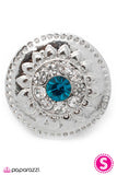 Paparazzi "Chasing The Sun - Blue" ring Paparazzi Jewelry