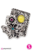 Paparazzi "Look Before You Leap" Yellow Ring Paparazzi Jewelry