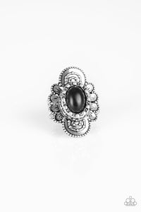 Paparazzi VINTAGE VAULT "Basic Element" Black Ring Paparazzi Jewelry