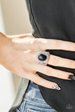 Paparazzi "Out On The Range" Black Ring Paparazzi Jewelry