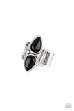 Paparazzi VINTAGE VAULT "Simply Saharan" Black Ring Paparazzi Jewelry