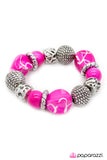 Paparazzi "Divinely Deco" Pink Bracelet Paparazzi Jewelry