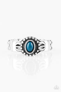 Paparazzi "Right on Trek" Blue Ring Paparazzi Jewelry