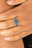 Paparazzi "Right on Trek" Blue Ring Paparazzi Jewelry