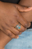 Paparazzi "Not So Novice" Blue Ring Paparazzi Jewelry