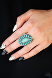 Paparazzi "Cactus Cabana" Blue Turquoise Ring Paparazzi Jewelry