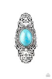 Paparazzi "Ego Trippin" Blue Turquoise Ring Paparazzi Jewelry