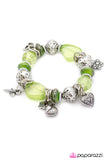 Paparazzi "Never A Dull Moment" Green Bracelet Paparazzi Jewelry