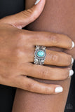 Paparazzi "Butterfly Belle" Blue Ring Paparazzi Jewelry