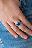 Paparazzi "Peacefully Peaceful" Blue Ring Paparazzi Jewelry