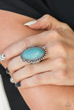 Paparazzi "Open Range" Blue Ring Paparazzi Jewelry