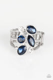 Paparazzi "Metro Mingle" Blue Ring Paparazzi Jewelry