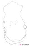 Paparazzi "Crystal Clear - White" necklace Paparazzi Jewelry