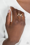 Paparazzi VINTAGE VAULT "Foxy Fabulous" Brown Ring Paparazzi Jewelry