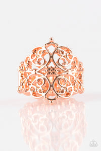 Paparazzi VINTAGE VAULT "Victorian Valor" Copper Ring Paparazzi Jewelry