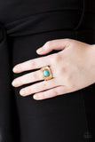 Paparazzi VINTAGE VAULT "Stand Your Ground" Gold Ring Paparazzi Jewelry