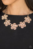 Paparazzi "No Common Daisy" Rose Gold Necklace & Earring Set Paparazzi Jewelry