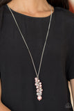 Paparazzi VINTAGE VAULT "Ballroom Belle" Pink Necklace & Earring Set Paparazzi Jewelry