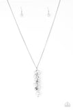 Paparazzi "Ballroom Belle" White Necklace & Earring Set Paparazzi Jewelry