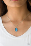 Paparazzi "Summer Cool" Blue Necklace & Earring Set Paparazzi Jewelry
