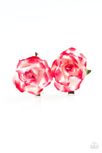 Paparazzi "Springtime Orchards" Red Hair Clip Paparazzi Jewelry