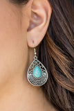 Paparazzi "Tucson Tunes" Blue Earrings Paparazzi Jewelry
