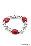 Paparazzi "Going My Way - Red" bracelet Paparazzi Jewelry