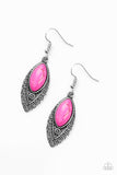 Paparazzi "Desert Garden" Pink Earrings Paparazzi Jewelry