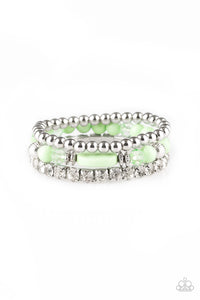 Paparazzi "Modestly Madonna" Green Bracelet Paparazzi Jewelry