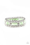 Paparazzi "Modestly Madonna" Green Bracelet Paparazzi Jewelry