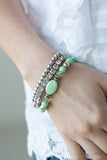 Paparazzi "Modestly Madonna" Green Bracelet Paparazzi Jewelry