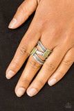 Paparazzi VINTAGE VAULT "Urban Upscale" Green Ring Paparazzi Jewelry