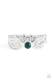 Paparazzi "Extra Side Of Elegance" Green Ring Paparazzi Jewelry