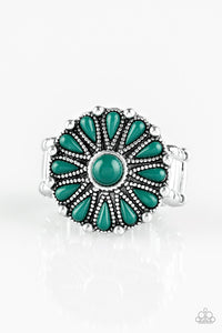 Paparazzi "Poppy Pop-tastic" Green Ring Paparazzi Jewelry