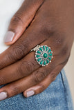 Paparazzi "Poppy Pop-tastic" Green Ring Paparazzi Jewelry