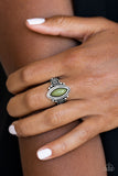 Paparazzi VINTAGE VAULT "ZOO Hot To Handle" Green Ring Paparazzi Jewelry