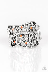 Paparazzi VINTAGE VAULT "Stage Struck" Orange Ring Paparazzi Jewelry