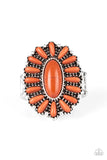 Paparazzi "Cactus Cabana" Orange Ring Paparazzi Jewelry