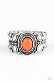 Paparazzi "Butterfly Belle" Orange Ring Paparazzi Jewelry