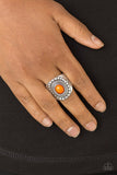 Paparazzi VINTAGE VAULT "ZEN To One" Orange Ring Paparazzi Jewelry