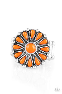 Paparazzi "Poppy Pop-tastic" Orange Ring Paparazzi Jewelry